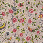 Tissu Fleurs et oiseaux Casal