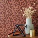 Papier peint Casamance Mosaic Terracotta